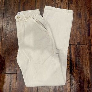 Cream Carpenter/Cargo jean